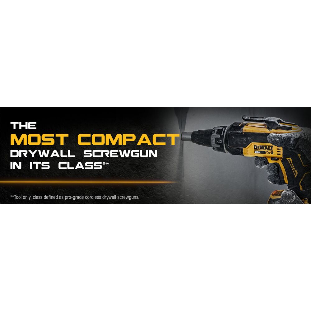 20V MAX XR Lithium-Ion Brushless Cordless Drywall Screw Gun 4,850 RPM (Tool Only)