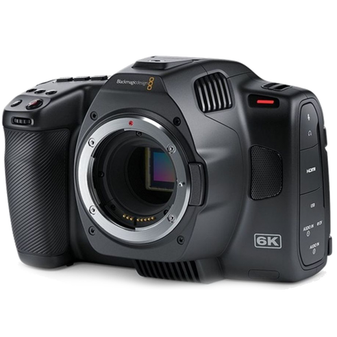 The Blackmagic Pocket Cinema Camera 6K G2.