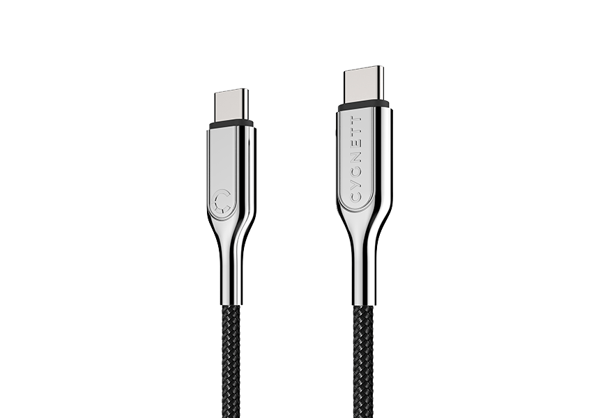 Cygnett Armoured 50cm USB-C to USB-C (USB 2.0) Cable (Black)