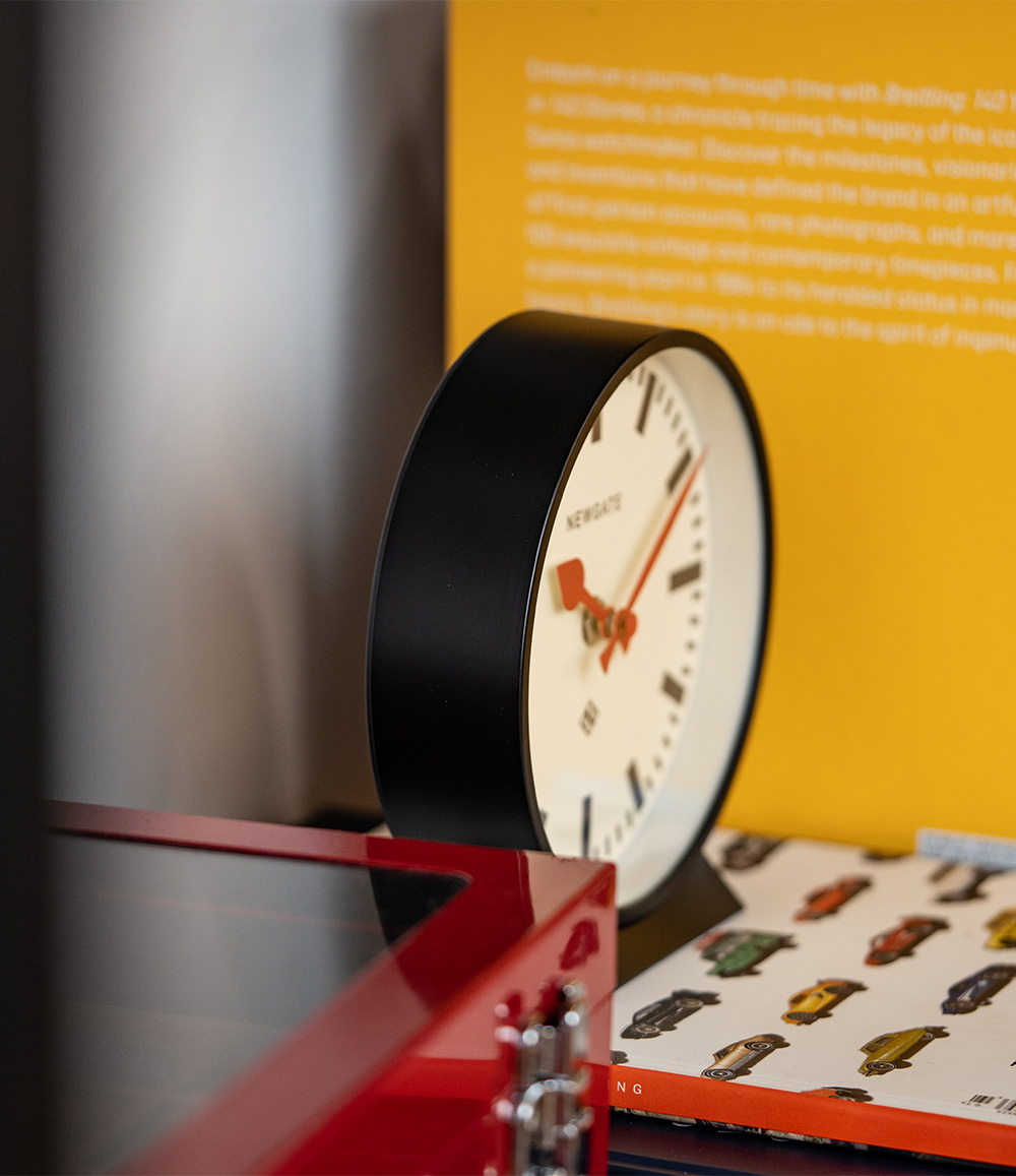 M Mantel Railway Clock