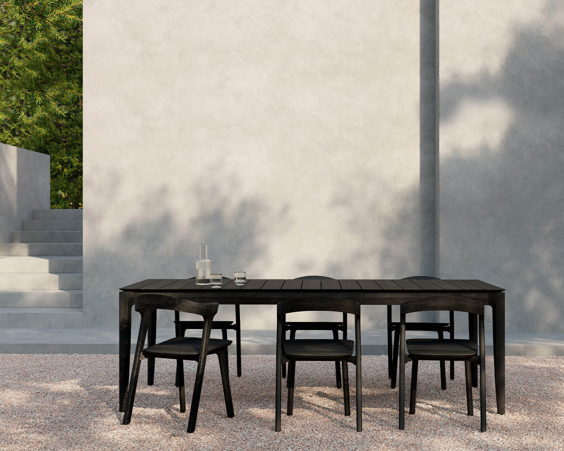 Ethnicraft Teak Bok Outdoor Dining Chair