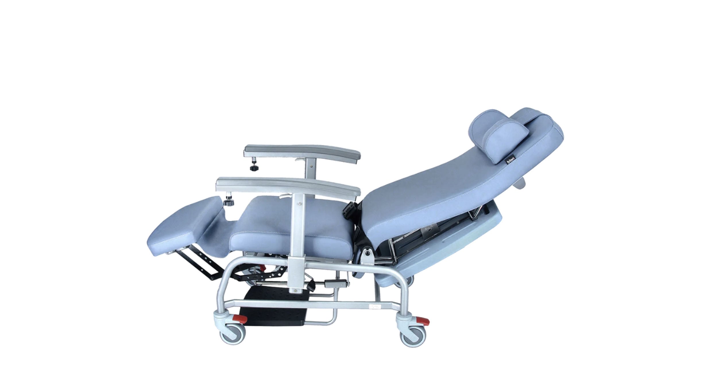 Recline to accommodate different comfort and medical needs. 170° (Near Flat Recline)