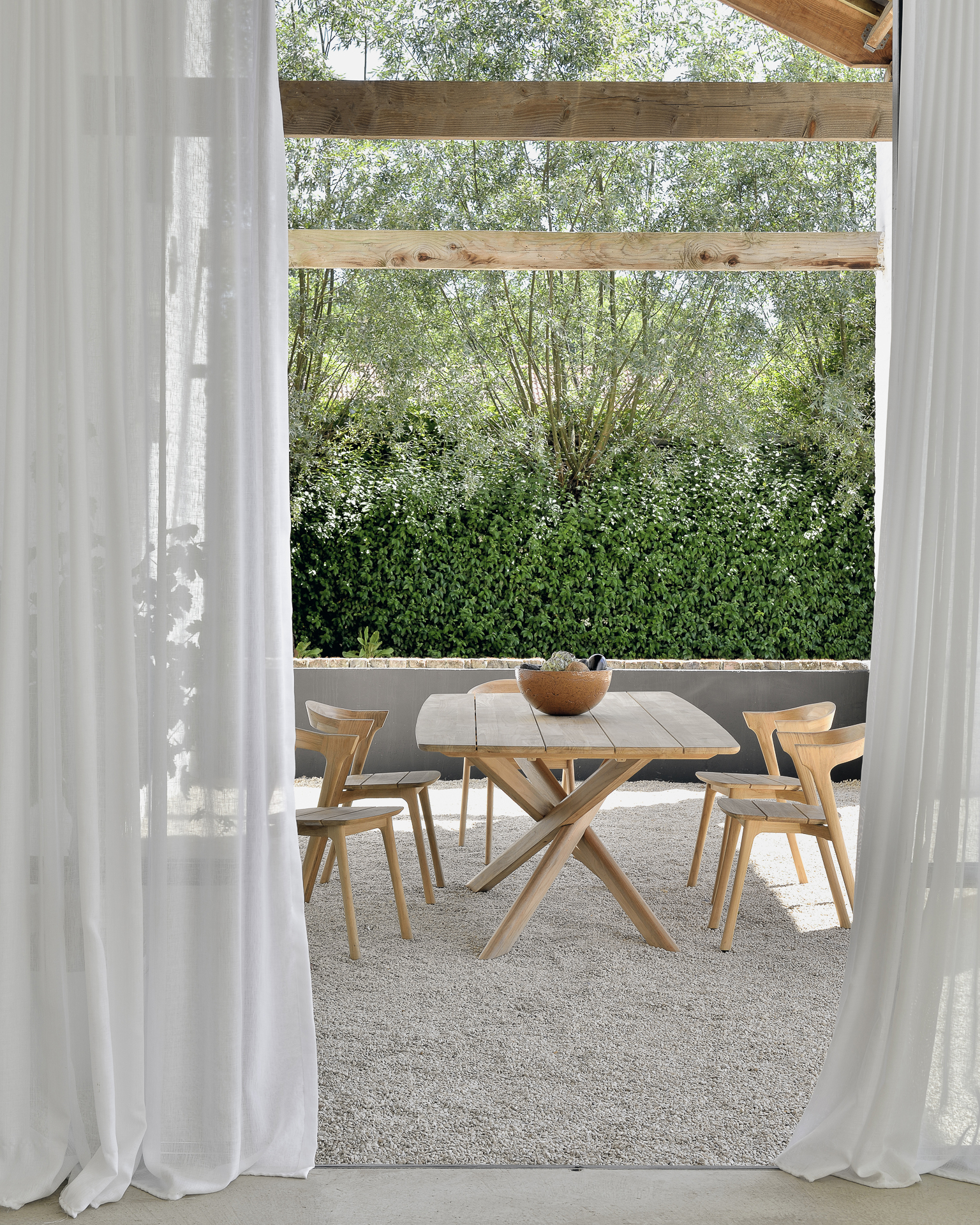 Ethnicraft Teak Mikado Outdoor Dining Table