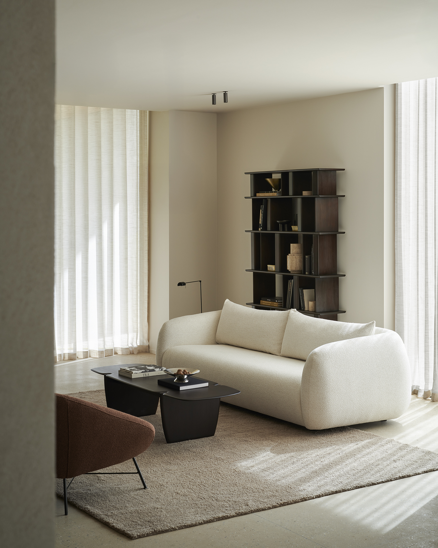 Ethnicraft Mahogany PI Rectangular Coffee Table