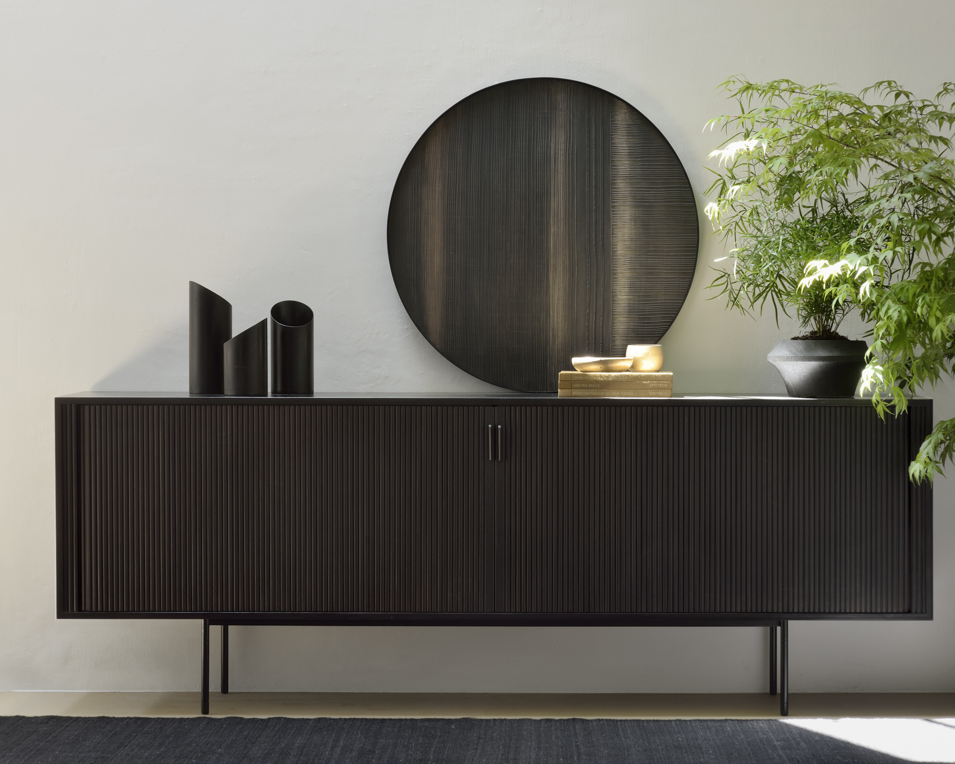 Ethnicraft Mahogany Roller Max Sideboard - 2 Doors