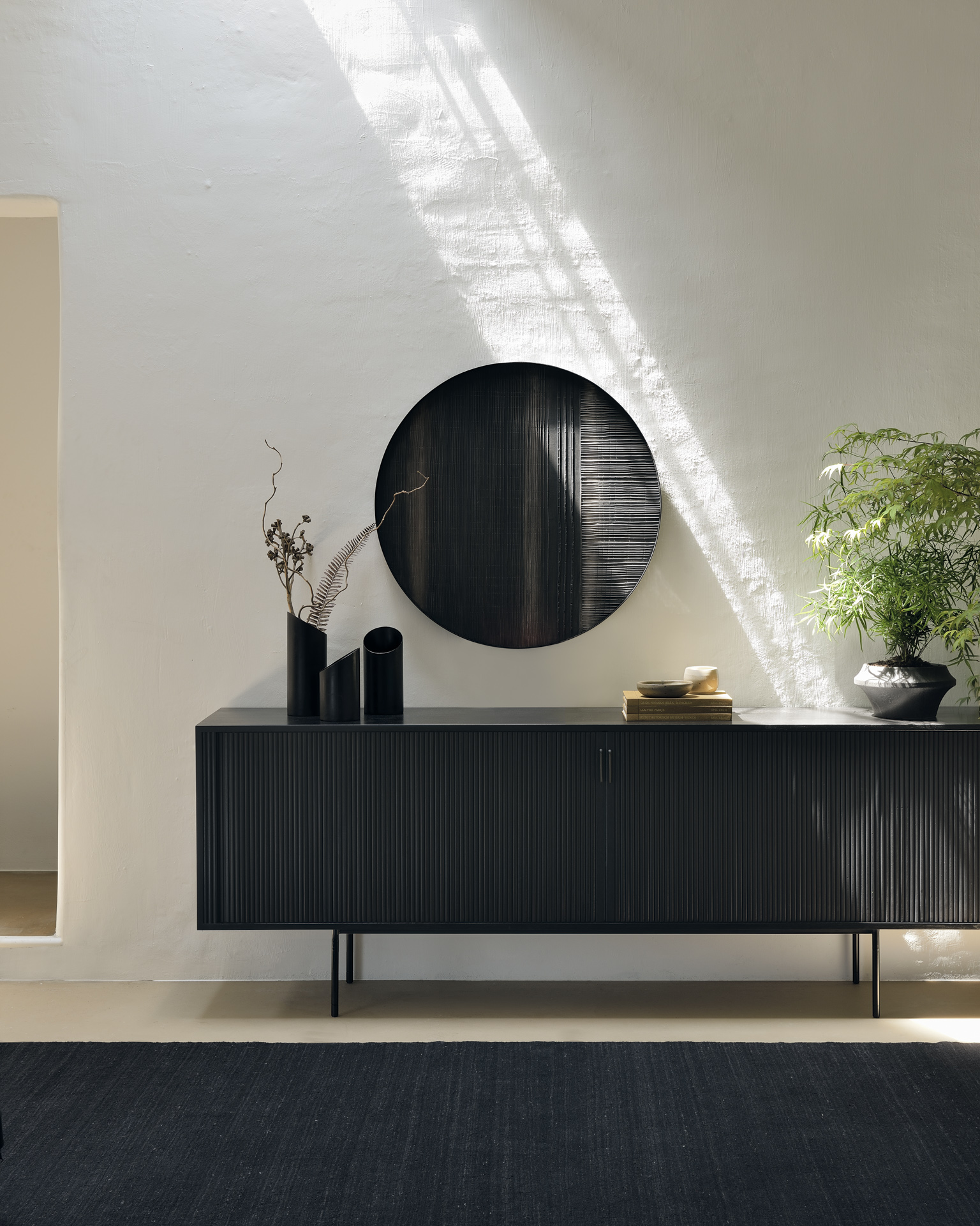 Ethnicraft Mahogany Roller Max Sideboard - 2 Doors
