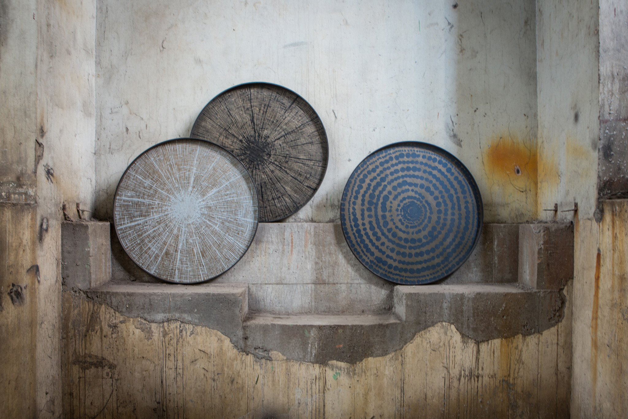 Ethnicraft Round Wooden Tray - XL