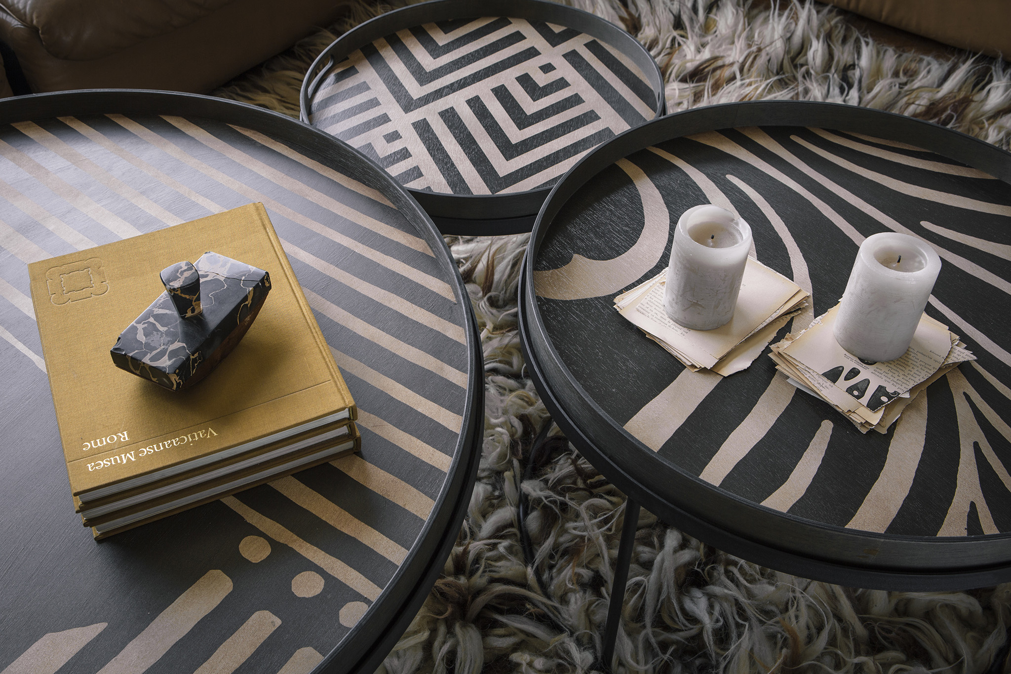 Ethnicraft Round Wooden Tray - XL