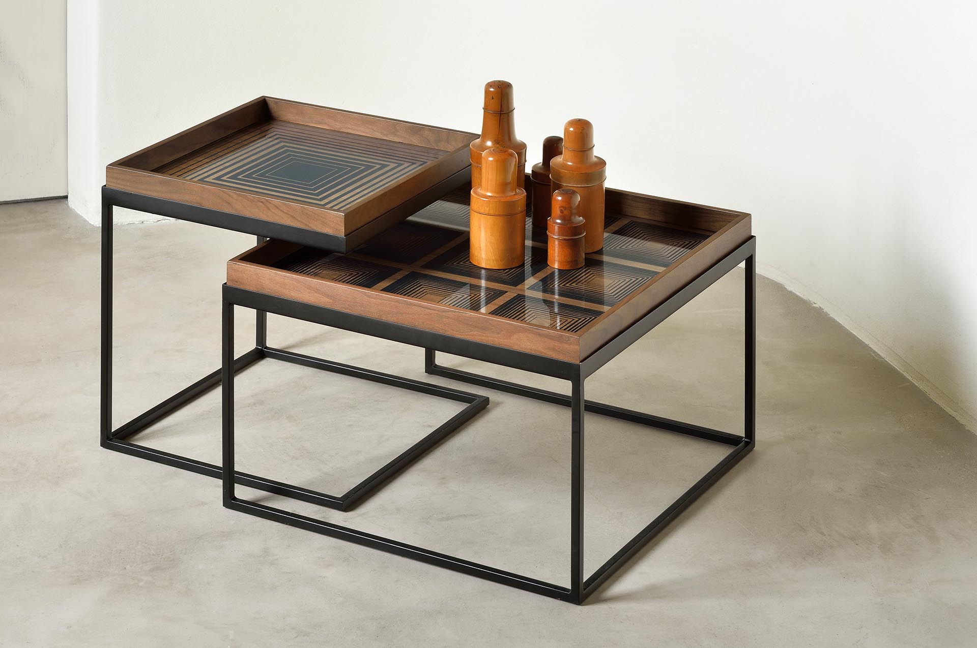 Ethnicraft Square Glass Tray - Medium