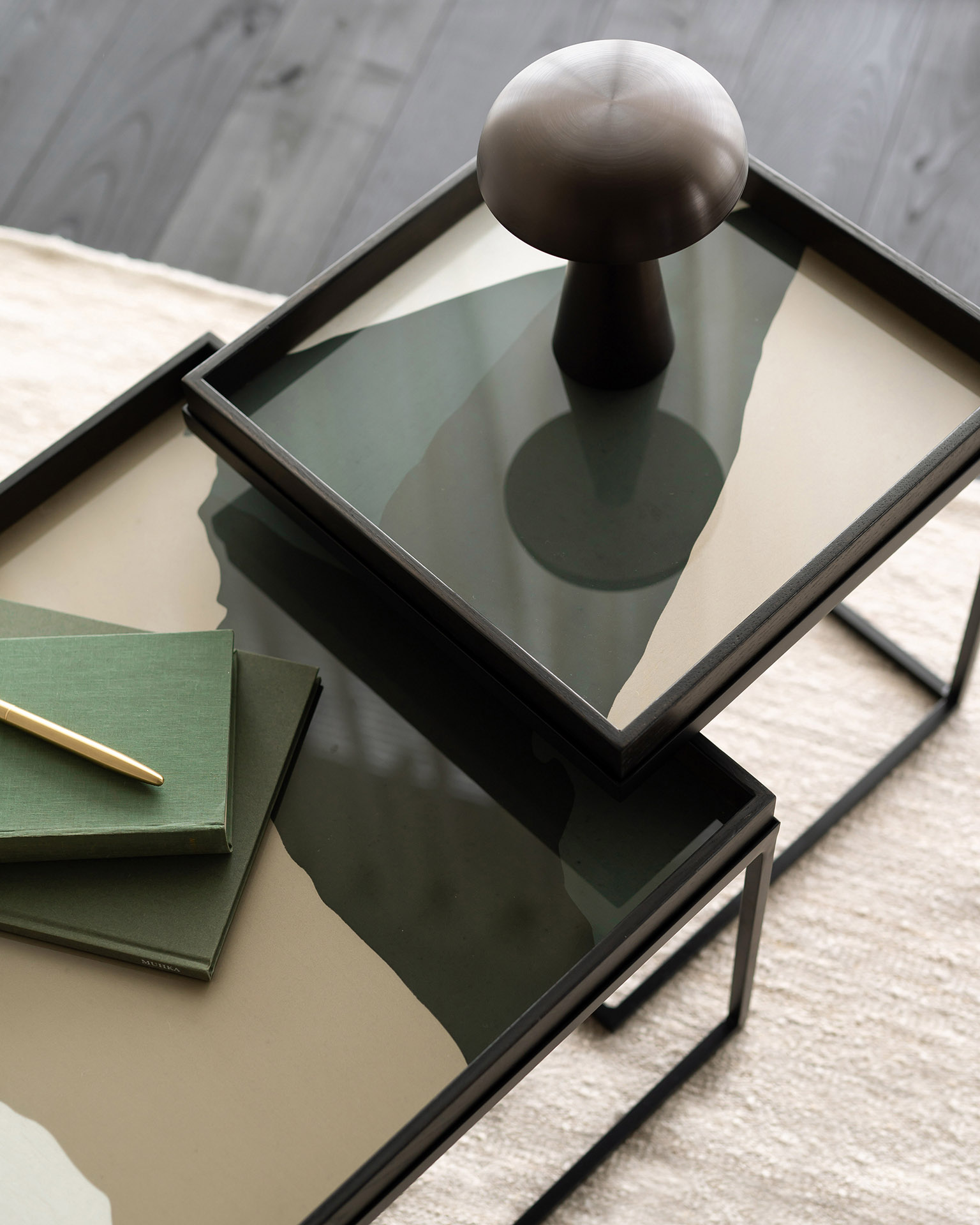 Ethnicraft Square Glass Tray - Large