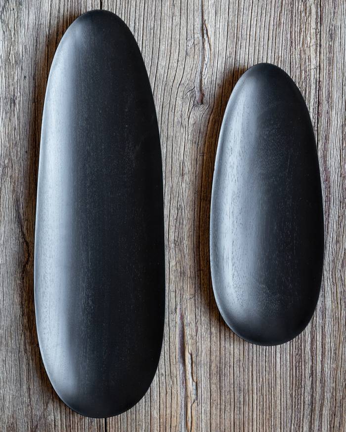 Ethnicraft Mahogany Thin Oval Boards - Set of 2