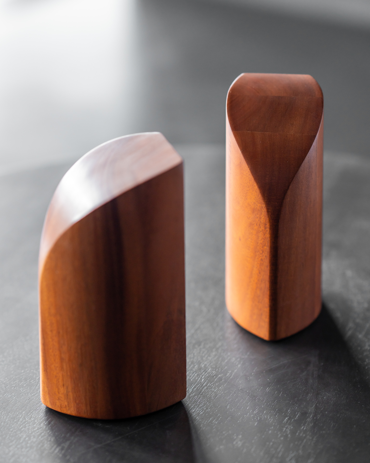 Ethnicraft Mahogany PI Bookends - Set of 2