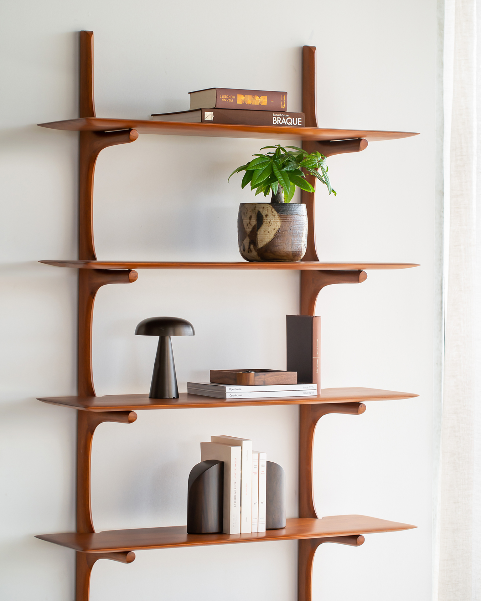 Ethnicraft Mahogany PI Wall Shelf