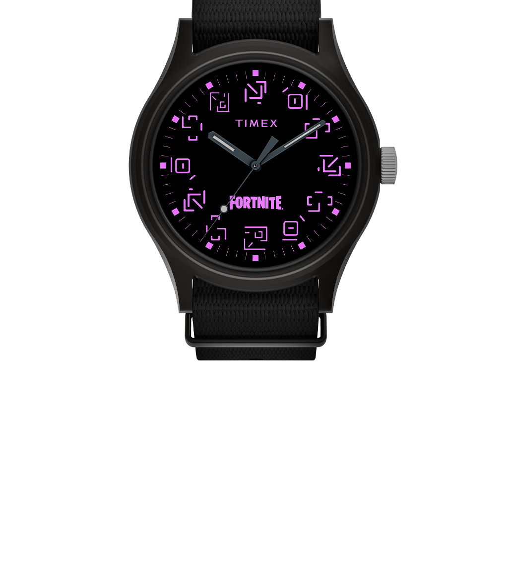 Timex MK1 x Fortnite® with Black Fabric Strap Watch