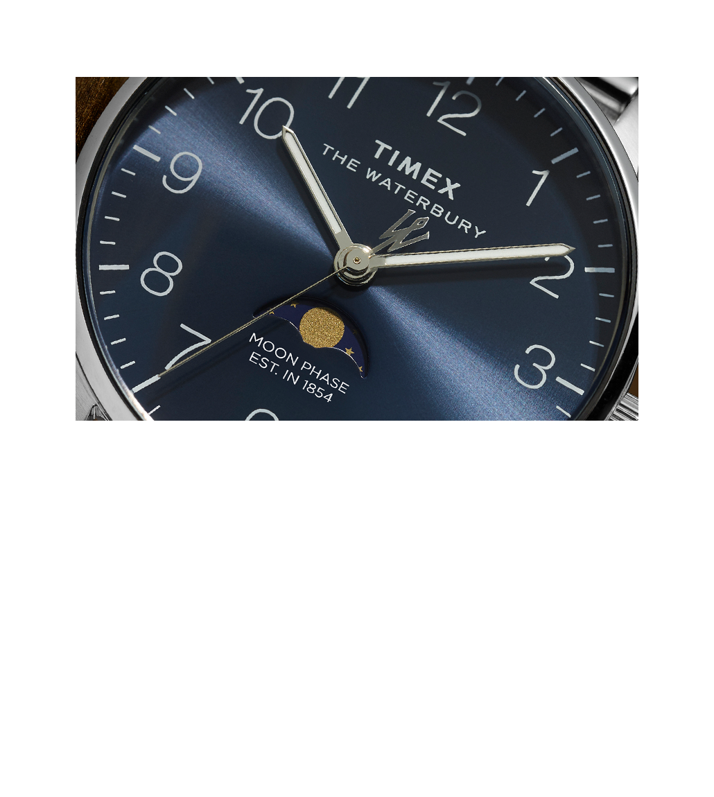 Waterbury Classic Moon Phase Blue Dial