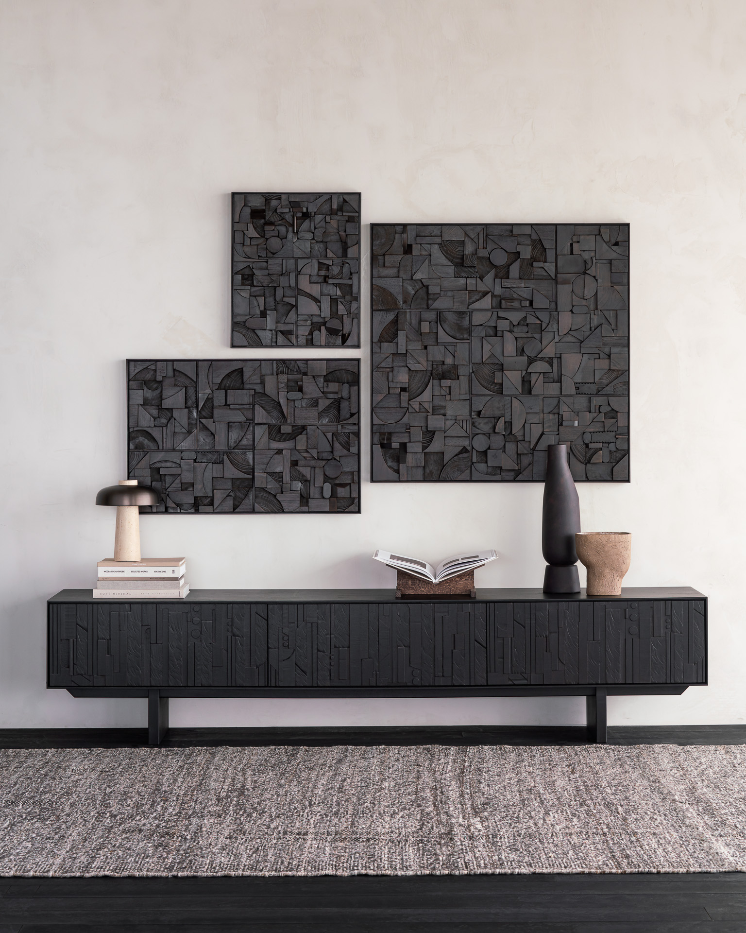Ethnicraft Rectangular Bricks Wall Art