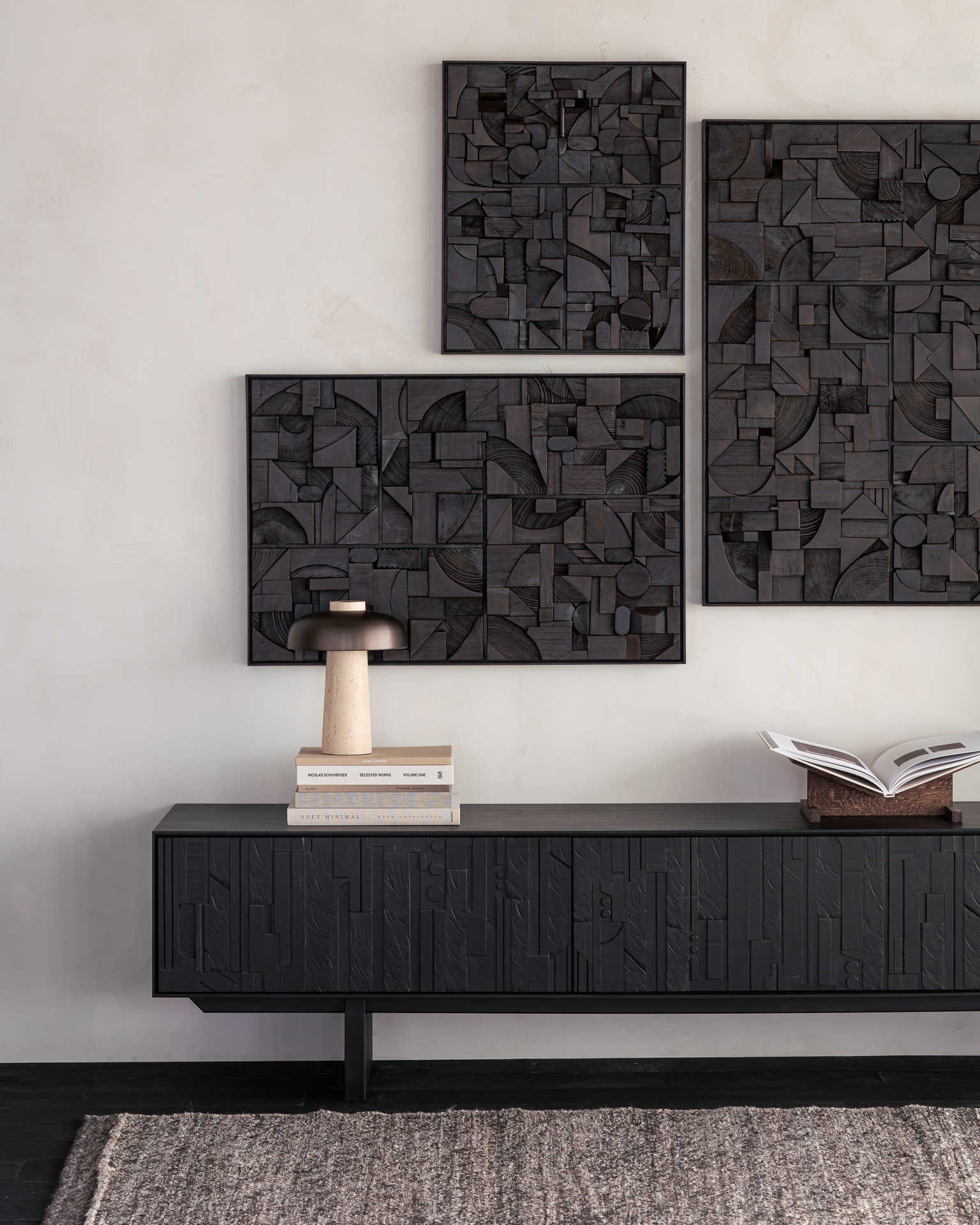 Ethnicraft Rectangular Bricks Wall Art