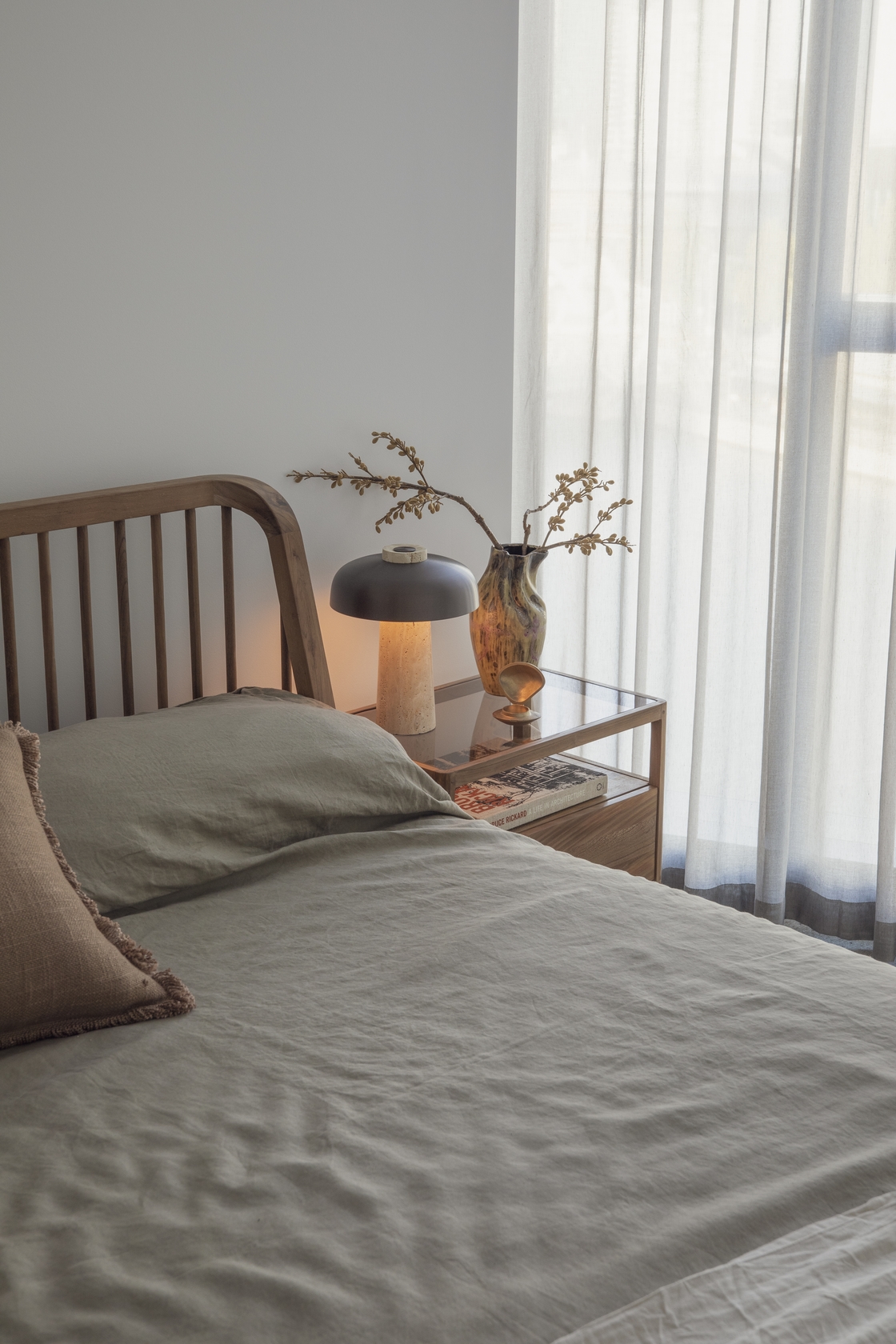 Ethnicraft Reclaimed Teak Spindle King Bed