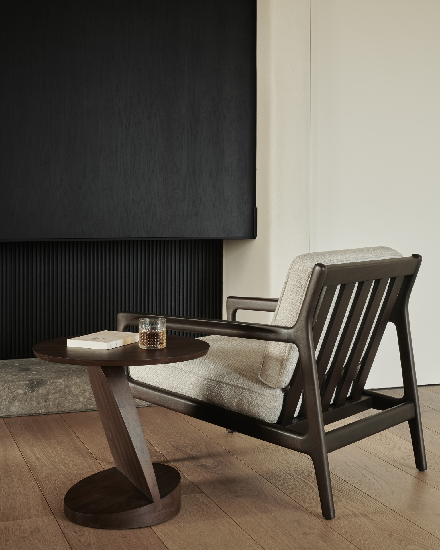 Ethnicraft Mahogany Jack Lounge Chair