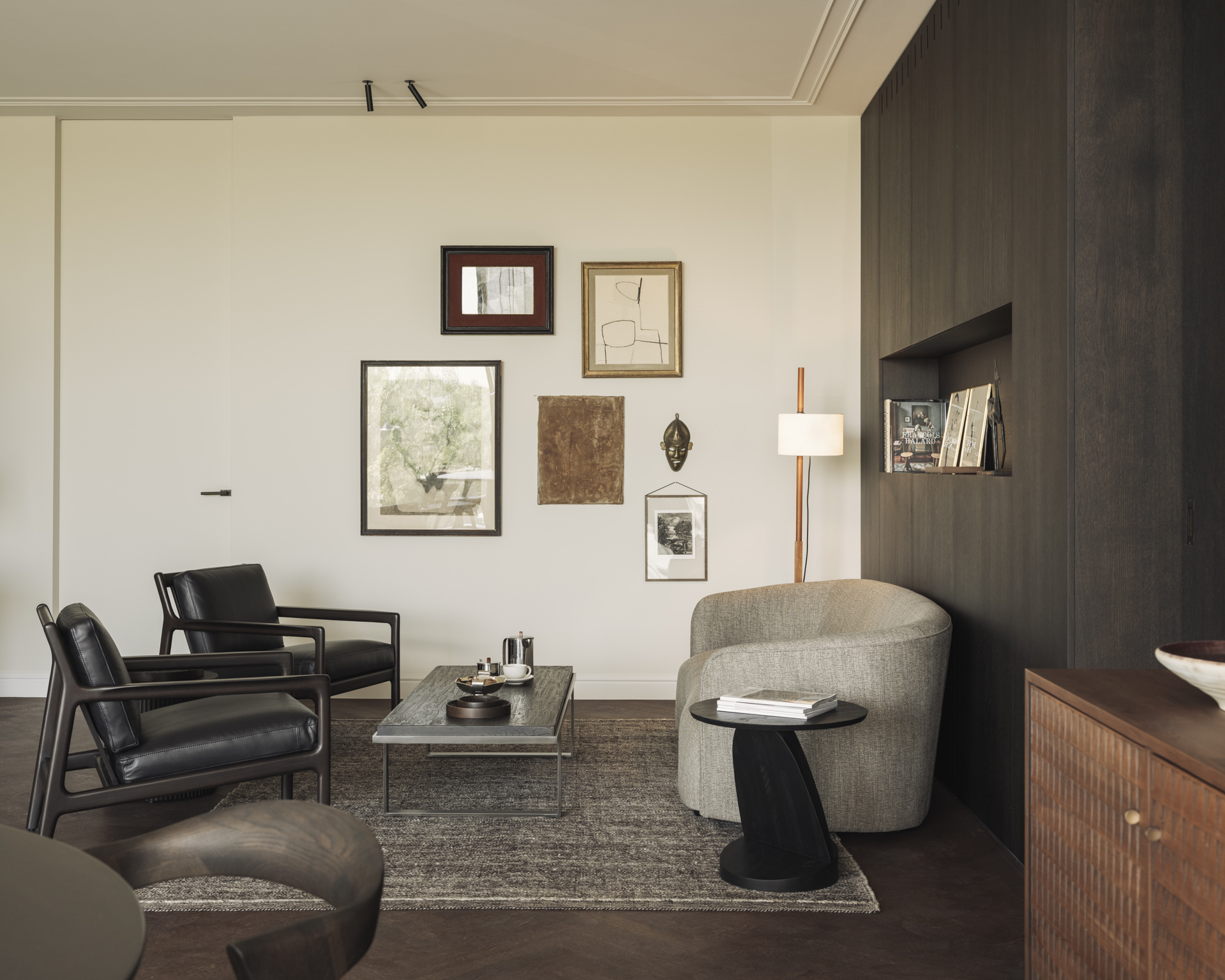 Ethnicraft Mahogany Jack Lounge Chair