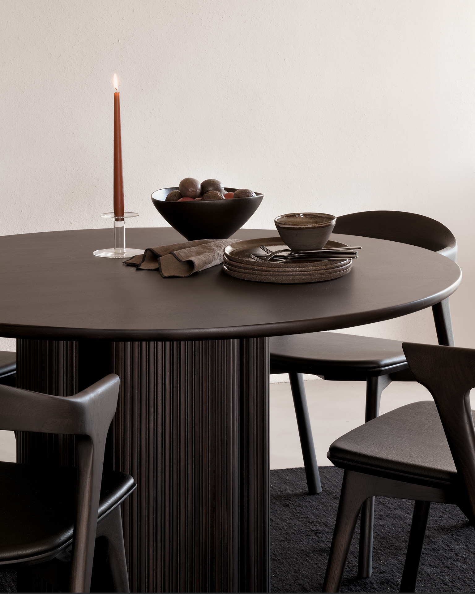 Ethnicraft Mahogany Roller Max Dining Table