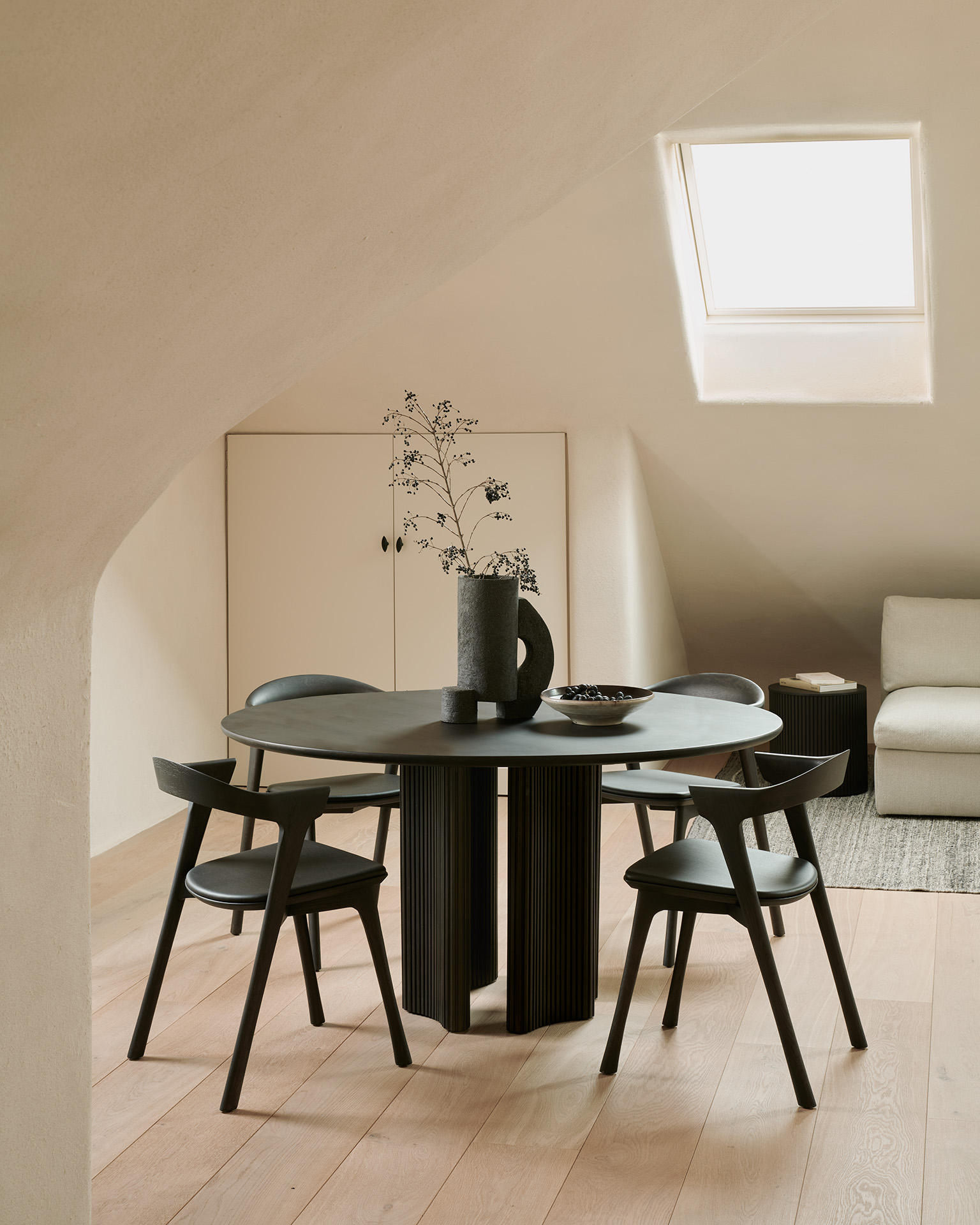 Ethnicraft Mahogany Roller Max Dining Table