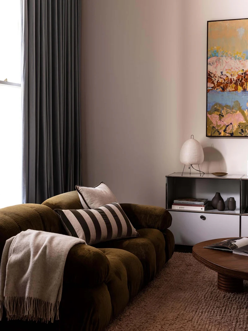 Etro Striped Velvet Cushion