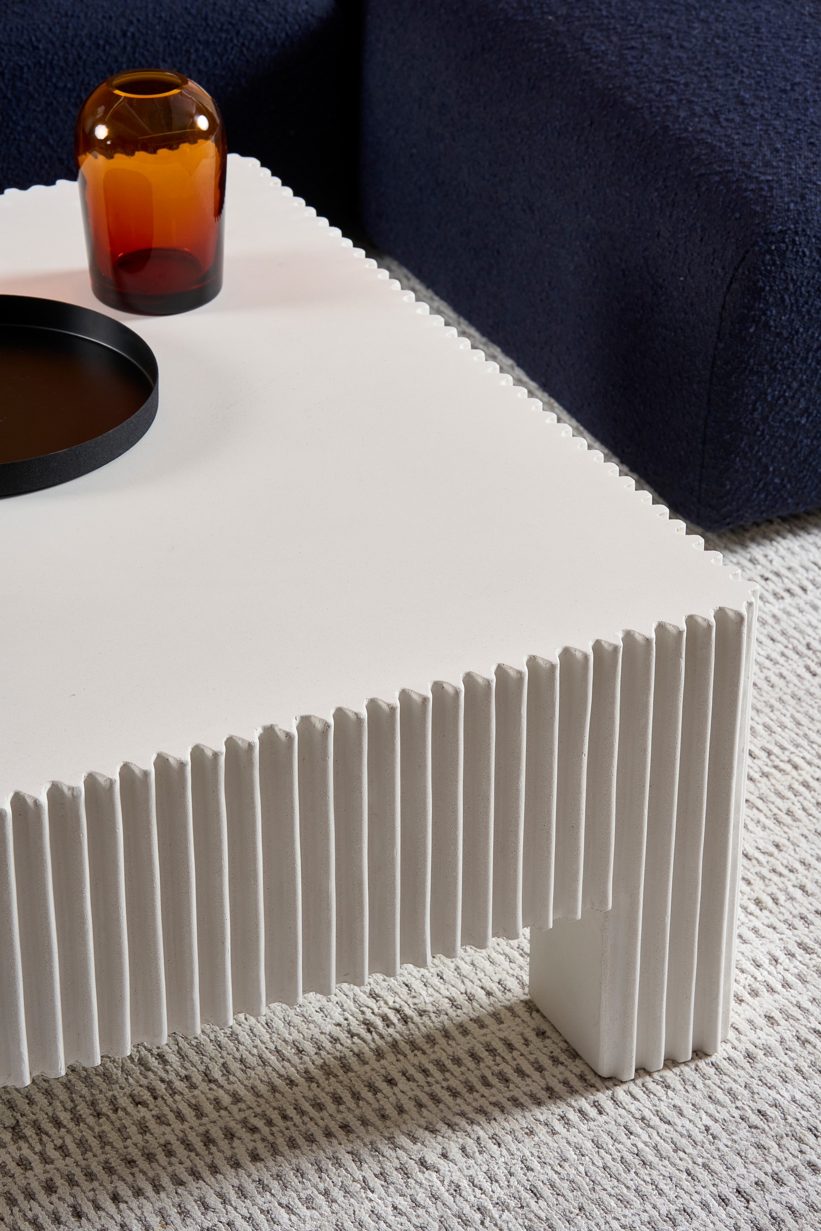 Sienna Coffee Table - Ivory Concrete - Floor Stock