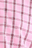 Oversized Cotton Check Short Sleeve Shirt - Pink Check