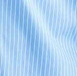 Stripe Cotton Shirt - Blue/White Stripe