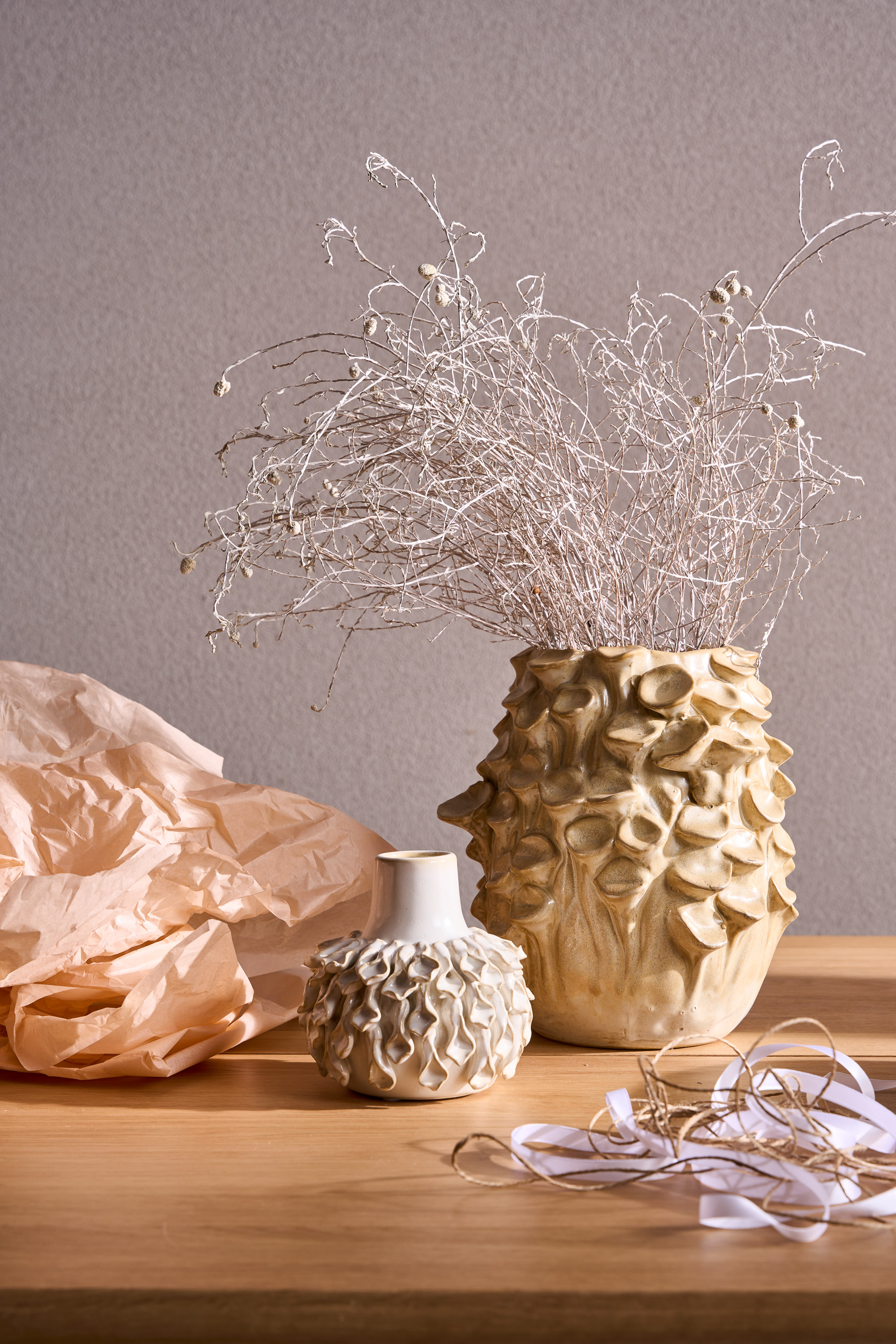 Rigo Stoneware Vase - Nature