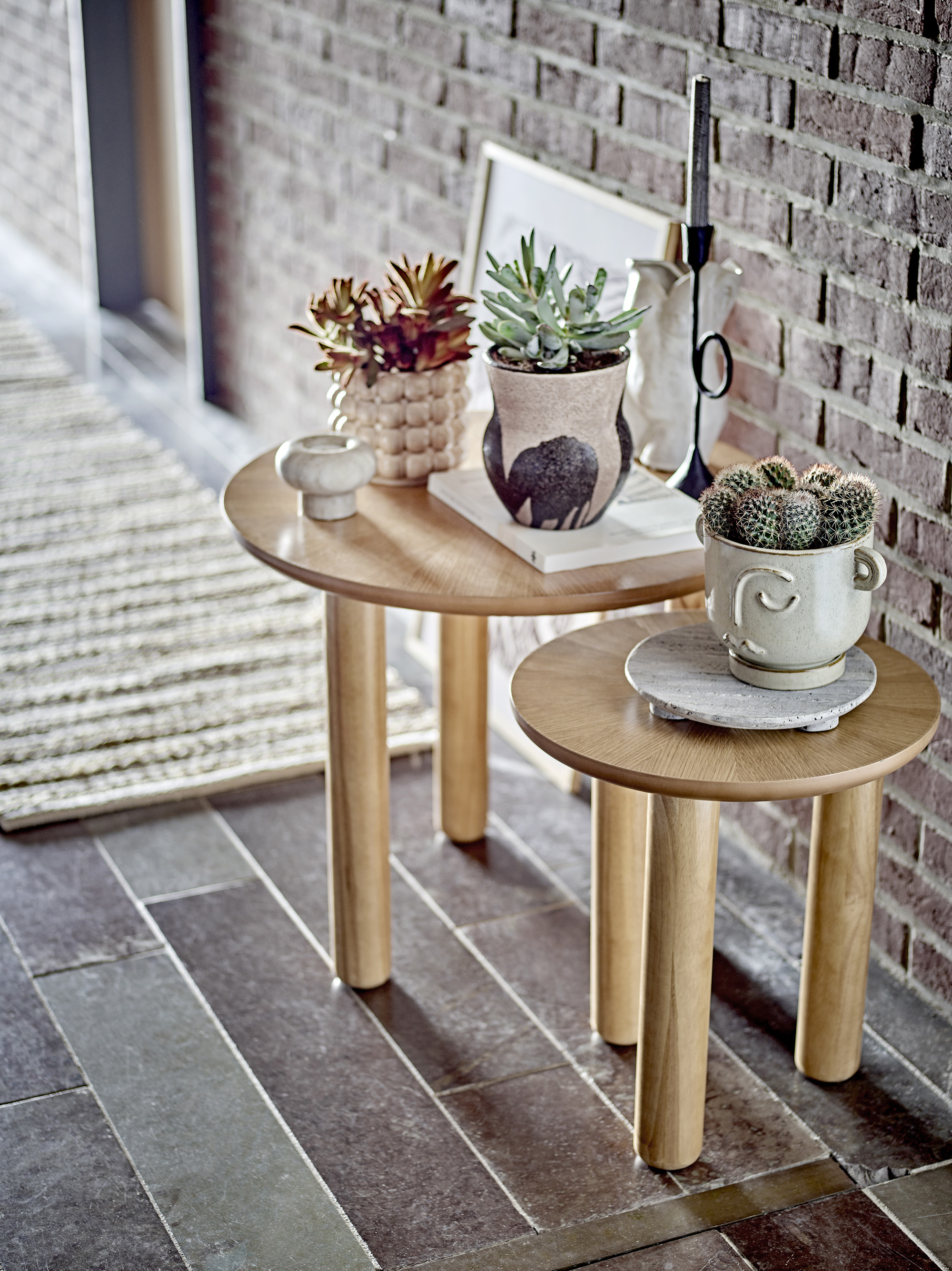 Margaret Travertine Tray - Grey