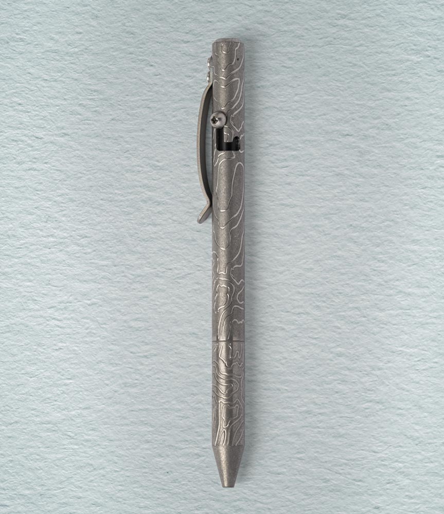MaxMadCo Design Gen 2 Titanium Bolt Action Pen