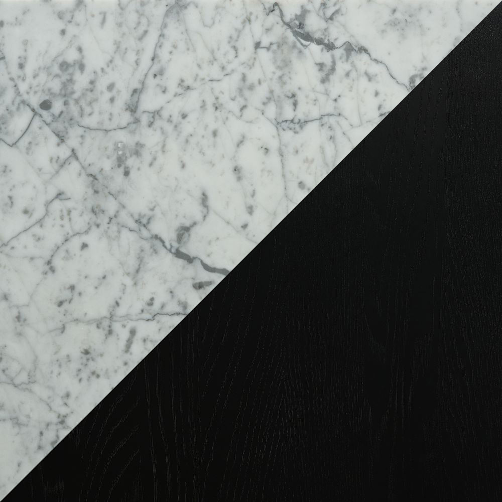 Bianco Carrara/Black