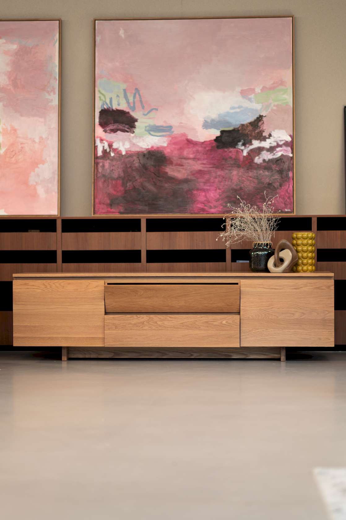 Kami Timber TV Unit