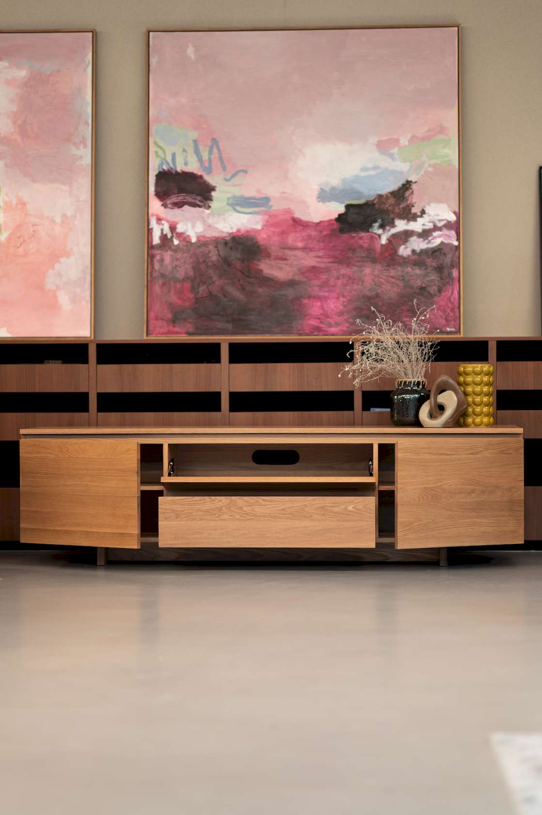 Kami Timber TV Unit