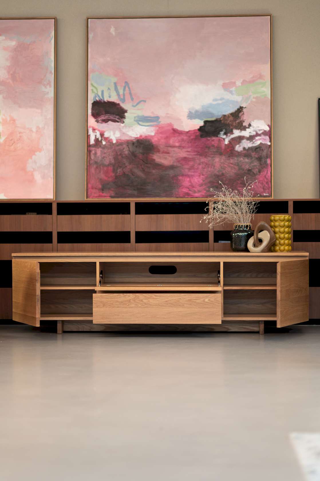 Kami Timber TV Unit