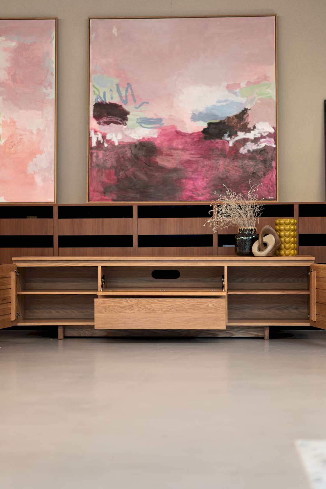 Kami Timber TV Unit