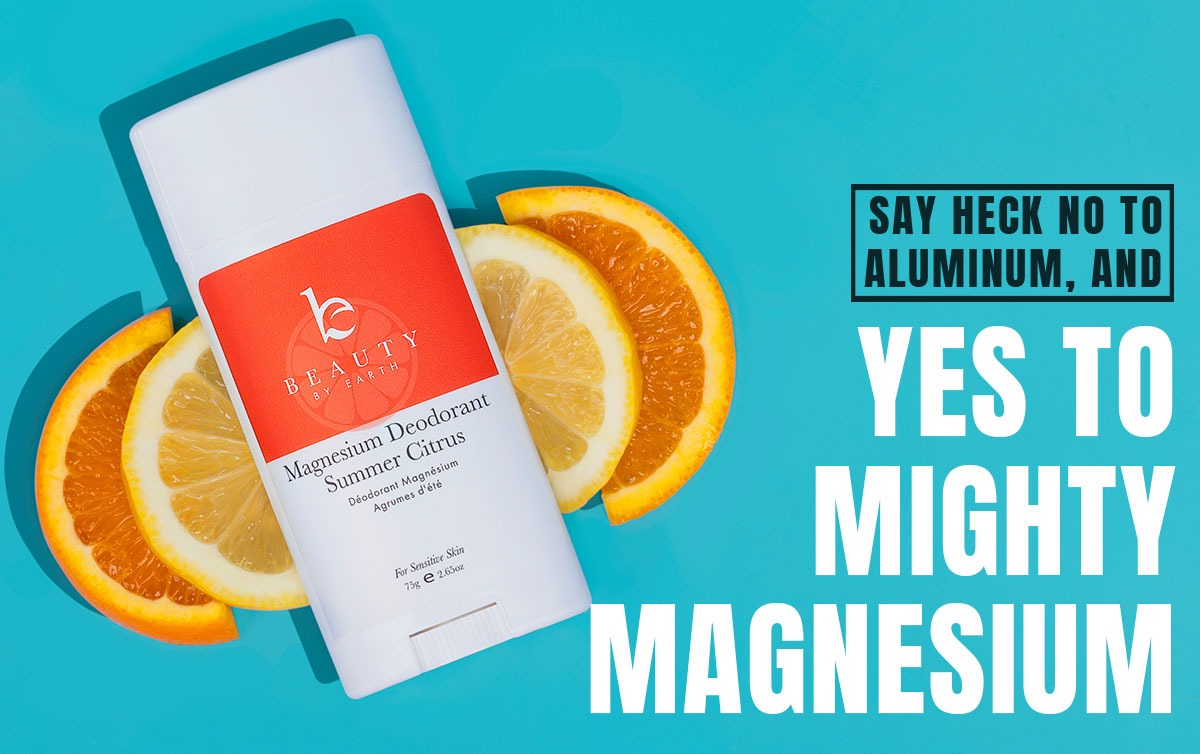 Beauty By Earth Magnesium Natural Deodorant - Citrus Breeze 