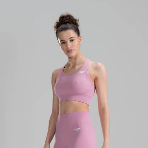 Evolution Seamless Sports Bra - Baby Pink/ Lilac – Evolution Fitness XL