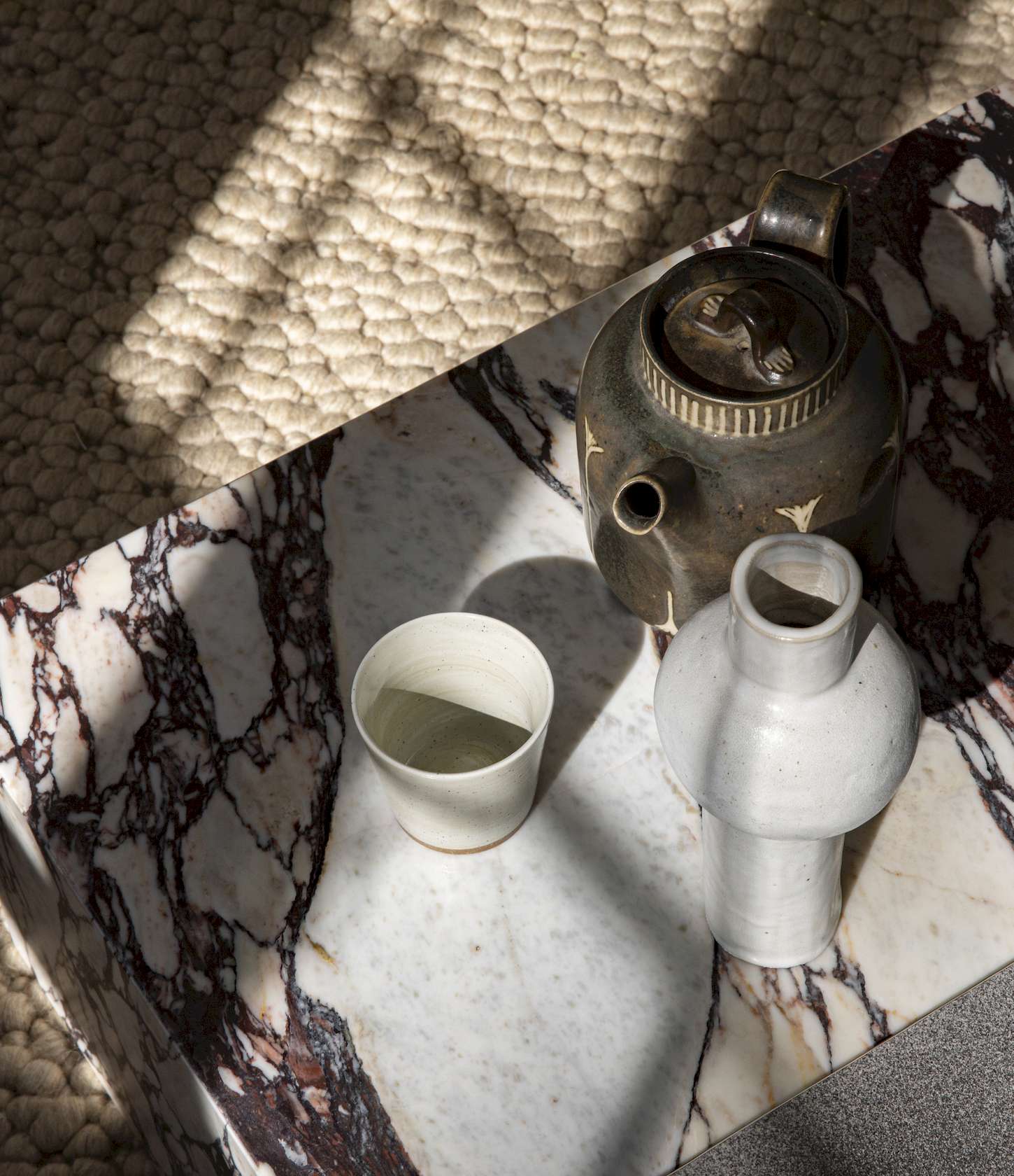 Plinth Low Marble Table