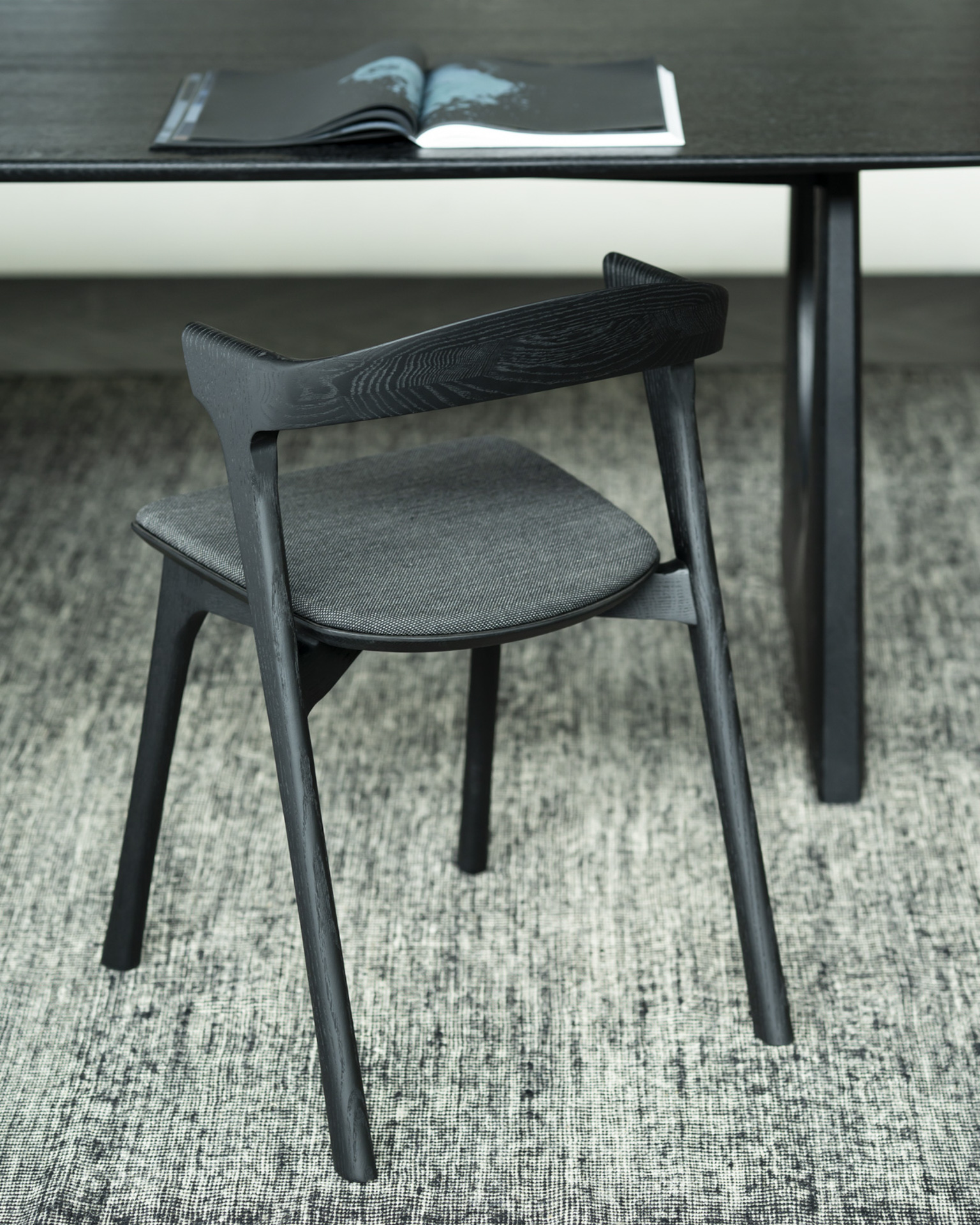 Ethnicraft Oak Bok Dining Chair - Fabric