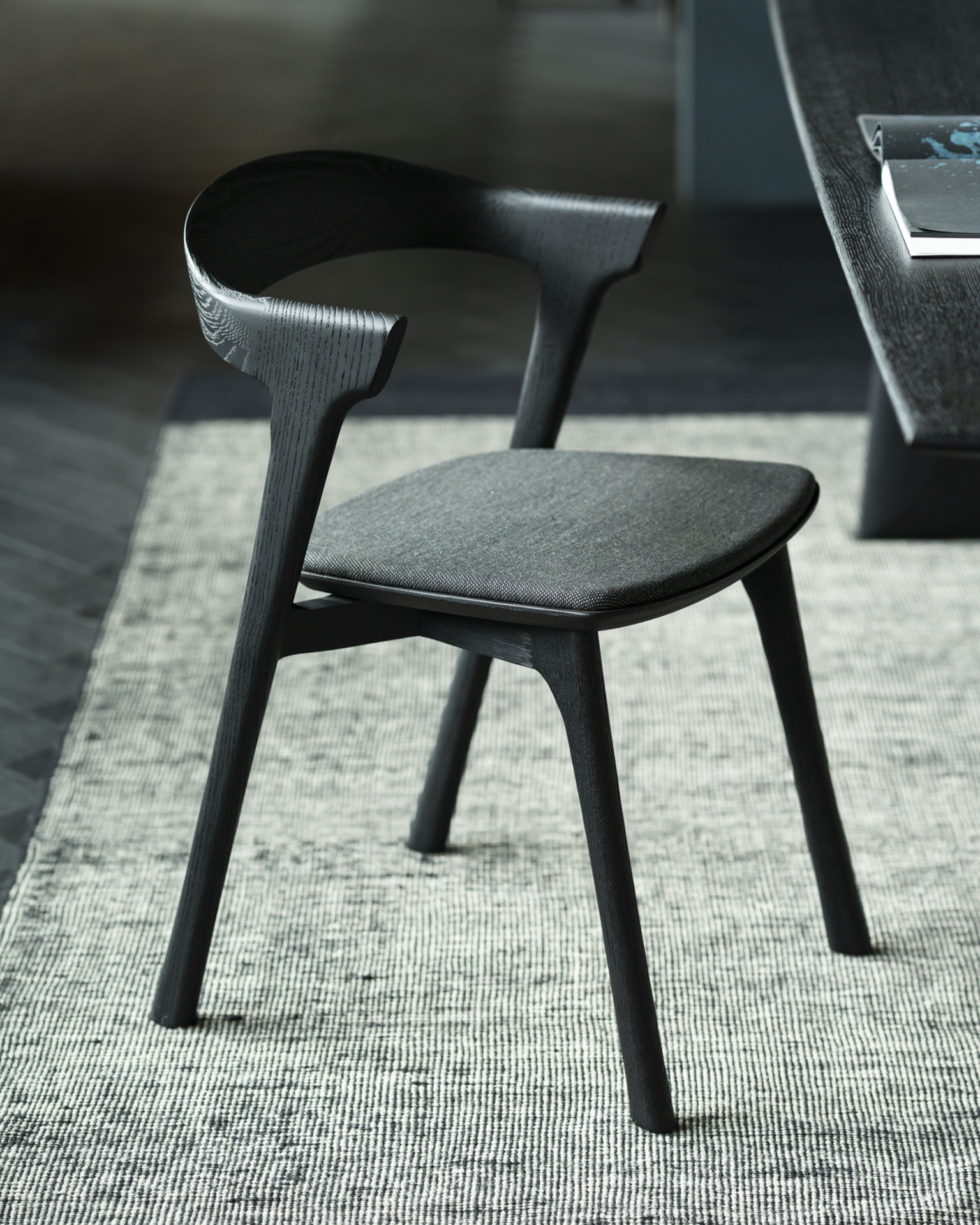Ethnicraft Oak Bok Dining Chair - Fabric