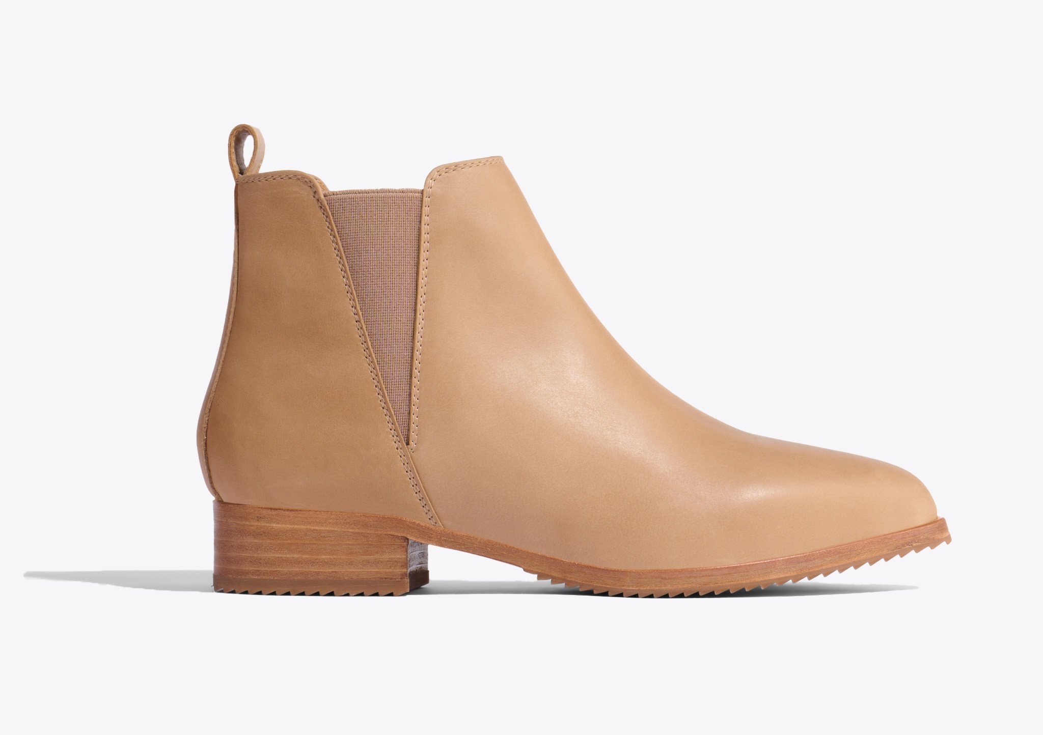 Nisolo Eva Everyday Chelsea Boot Almond - Every Nisolo product is built on the foundation of comfort, function, and design. 