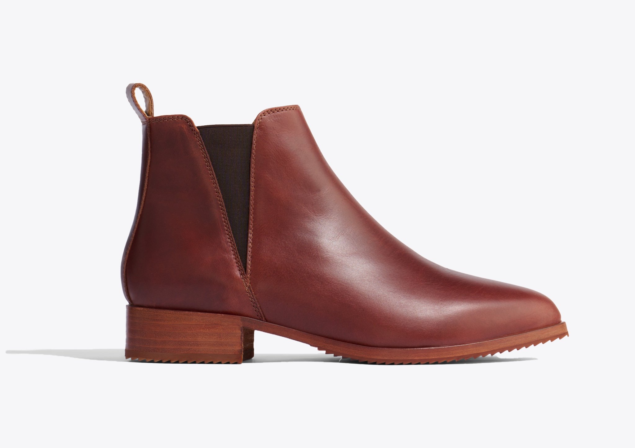 Nisolo Eva Everyday Chelsea Boot Auburn - Every Nisolo product is built on the foundation of comfort, function, and design. 