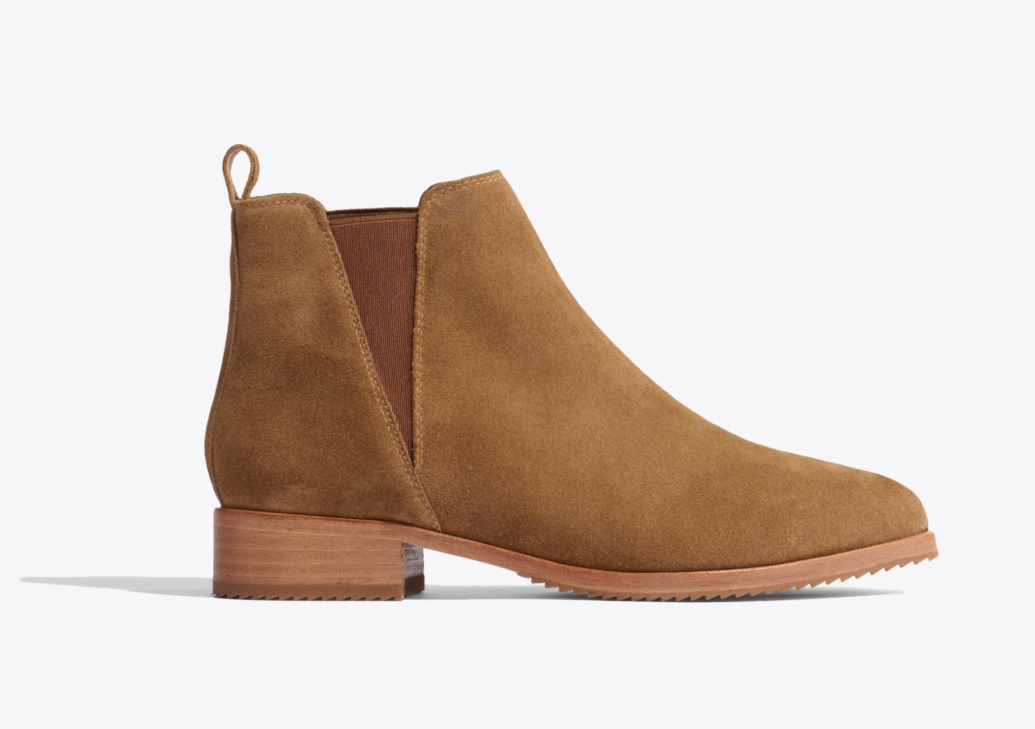 Nisolo Eva Everyday Chelsea Boot Taupe Suede - Every Nisolo product is built on the foundation of comfort, function, and design. 