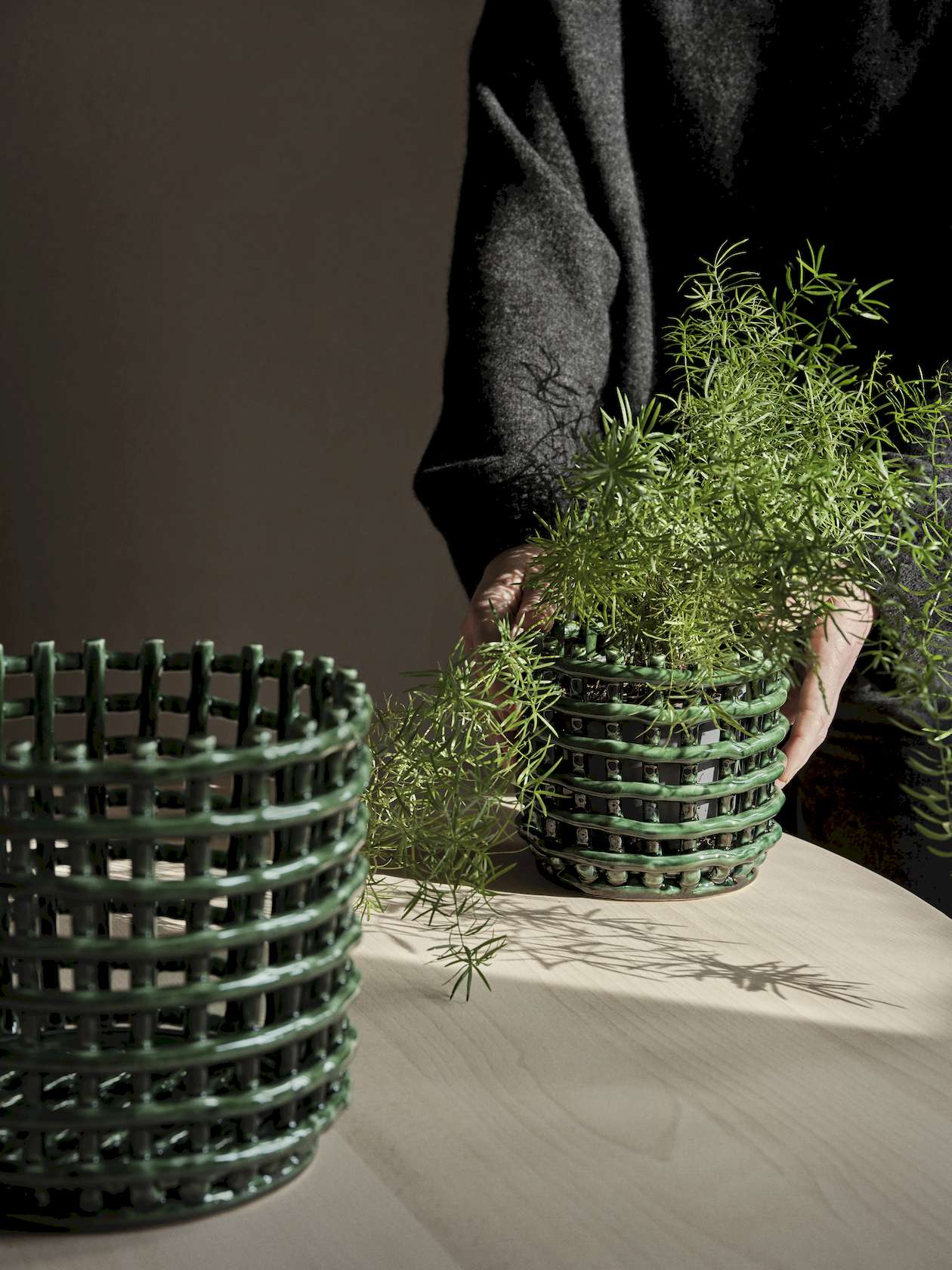 Ceramic Small Basket