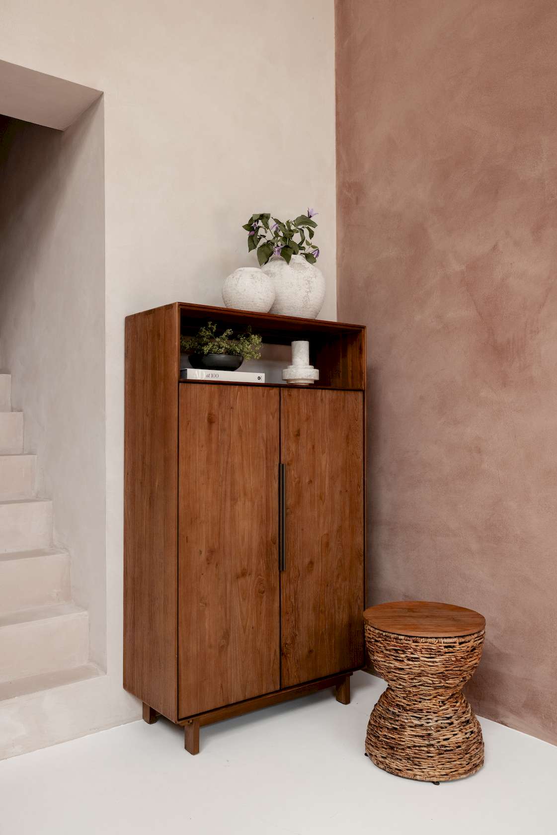 dBodhi Grace Cabinet - 2 Doors/1 Open Rack