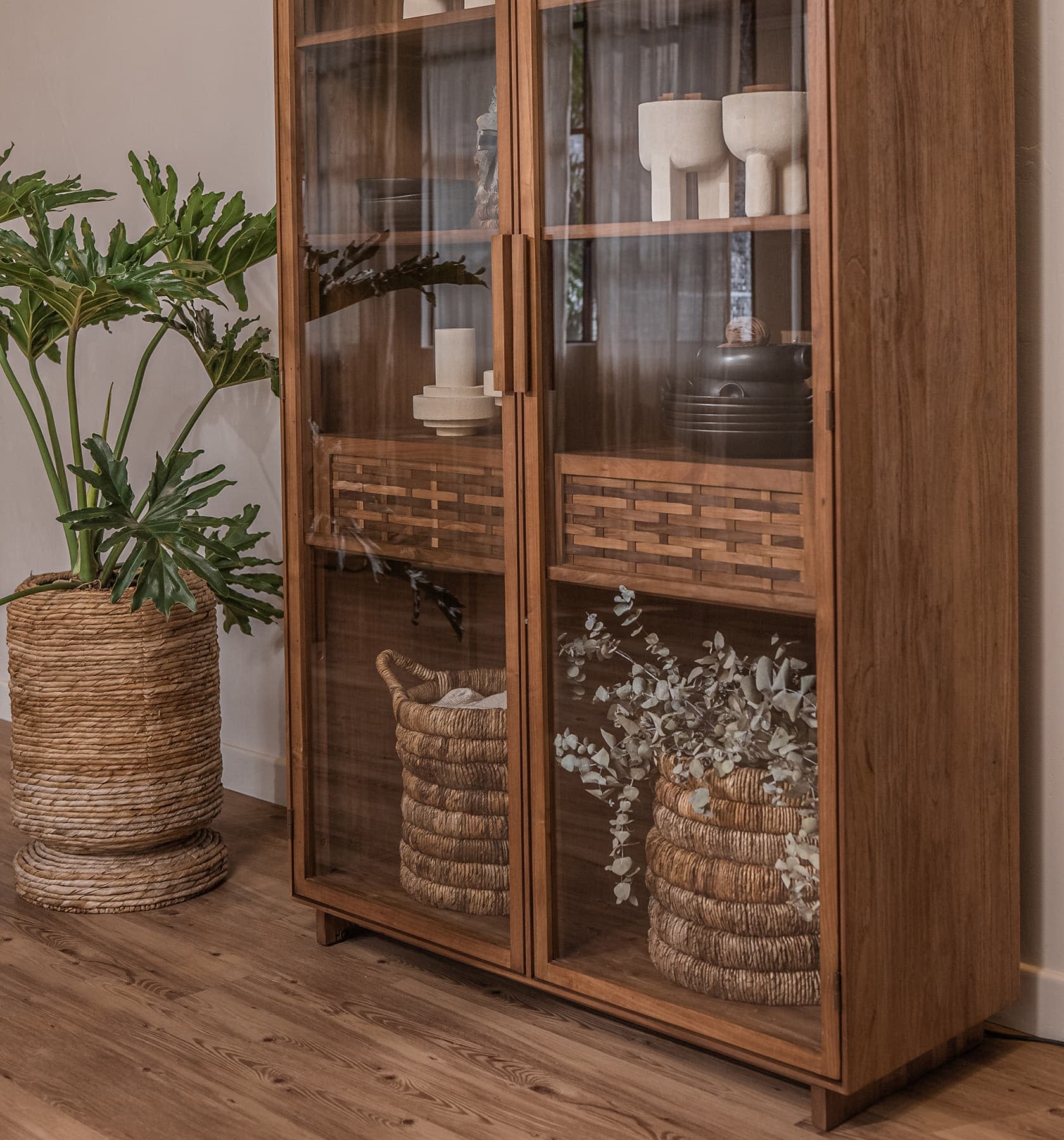 dBodhi Hopper Display Open Bottom Cabinet