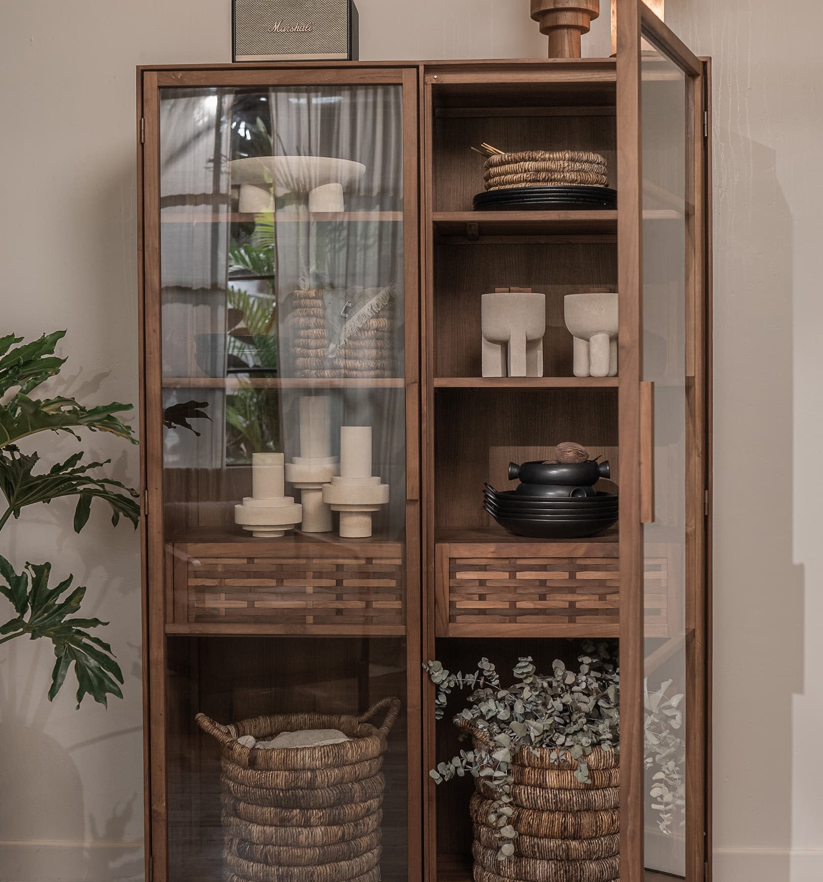 dBodhi Hopper Display Open Bottom Cabinet